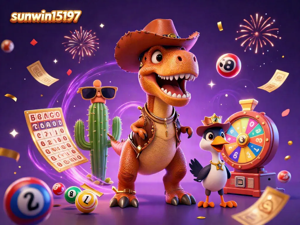 Winning spins and lottery fun at sunwin15197 Casino with colorful games and excitement.