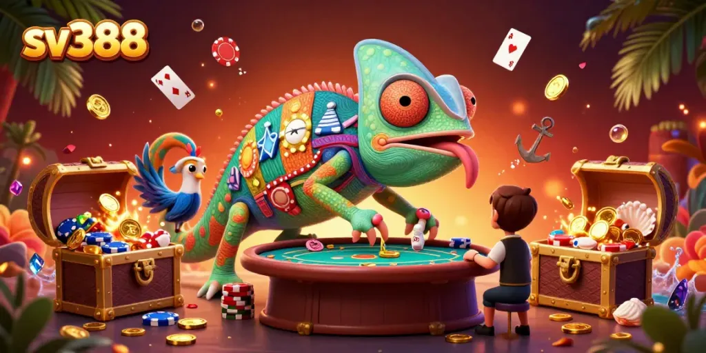 Experience excitement at sv388 with a vibrant chameleon casino environment and dynamic gaming elements.