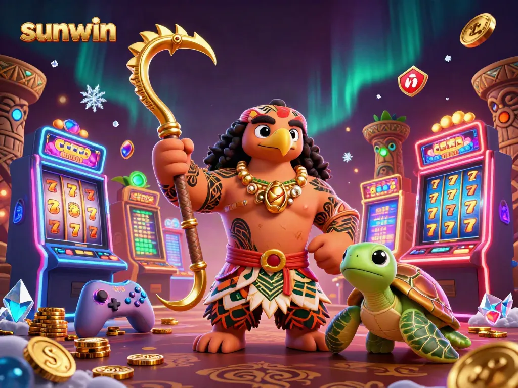 Engage with the vibrant world of sunwin casinos featuring dynamic 3D characters and exciting slot elements.
