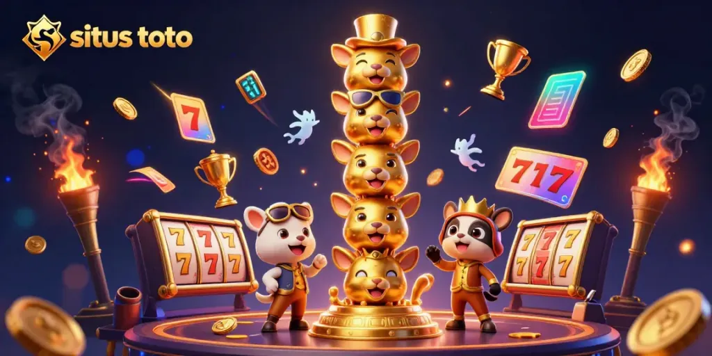 Menangkan permainan situs toto dengan slot gacor dan RTP tinggi di gambar ilustratif ini.