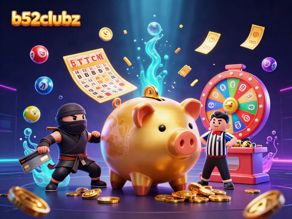 Engage in thrilling gameplay at b52clubz with vibrant characters and dynamic casino elements.