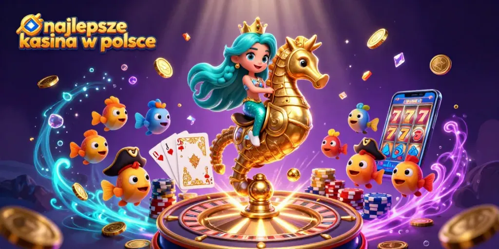 Engage with najlepsze kasyna w polsce through a vibrant mermaid-themed casino adventure.