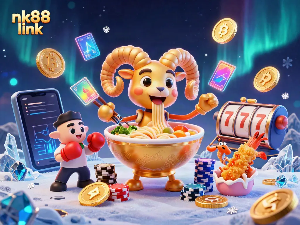 Engage with nk88 link for winning lottery strategies with a vibrant 3D casino scene