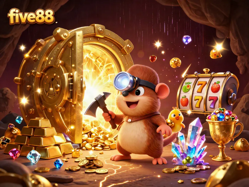 Experience thrilling wins with five88's vibrant casino adventure featuring treasure hunting elements.