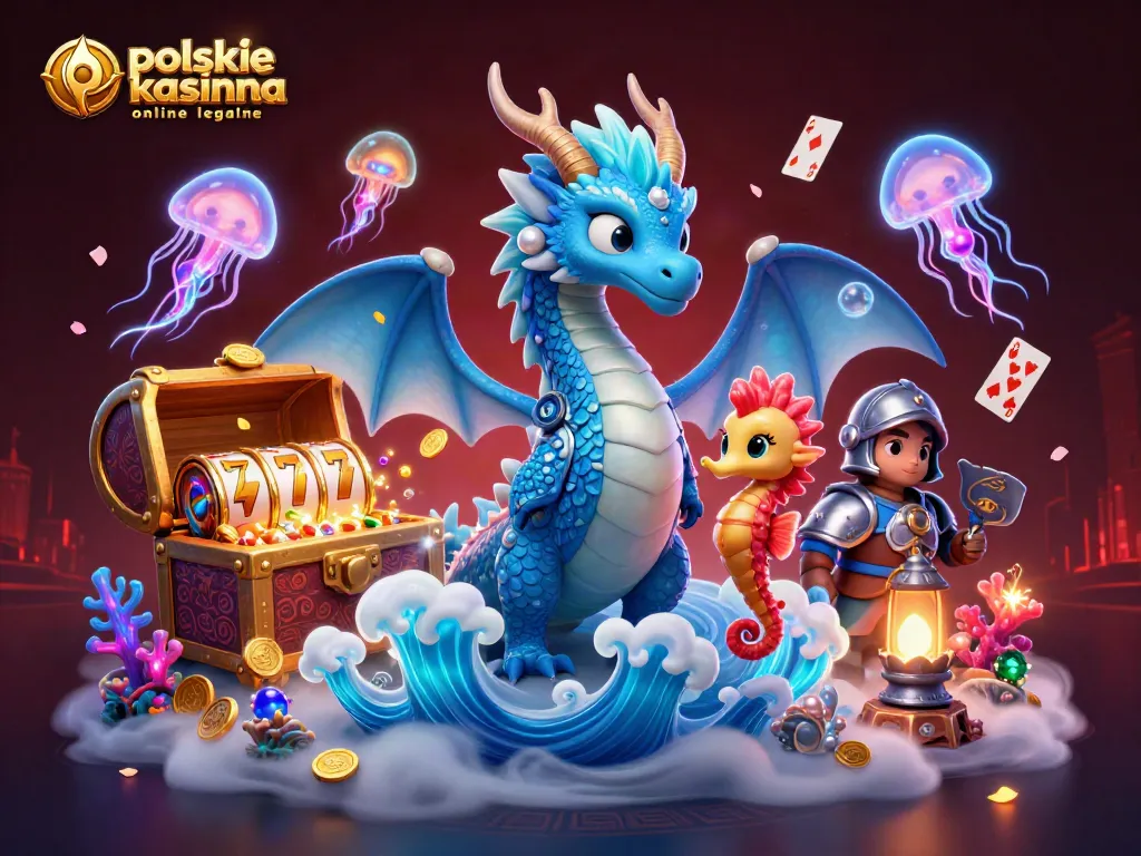 Experience the excitement of polskie kasyna online legalne with vibrant slot reels and dynamic characters.