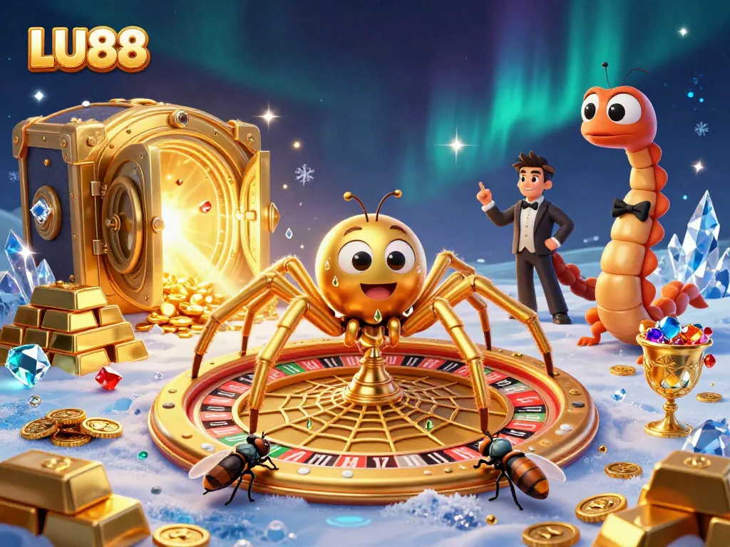 LU88 offers thrilling bets with a spider croupier and golden web roulette action.