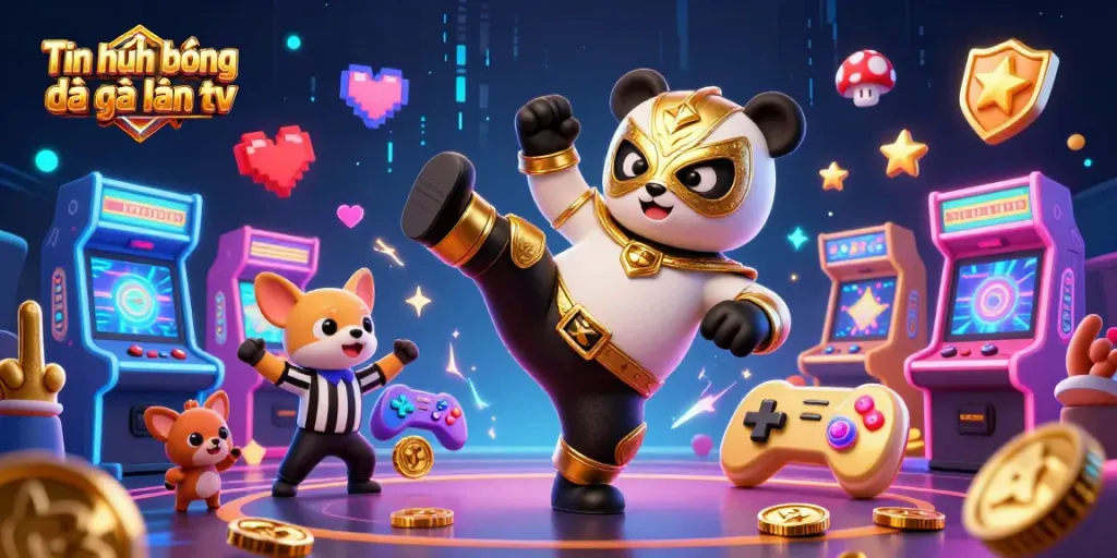 Tin tức bóng đá gà vàng tv captures an engaging scene with animated animals showcasing their enthusiasm for sports betting.