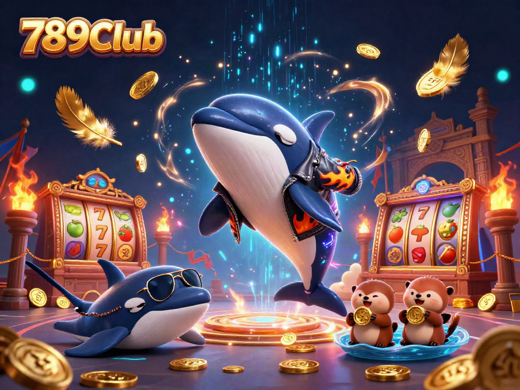 Experience the thrill of 789Club with vibrant characters and dynamic slot elements.