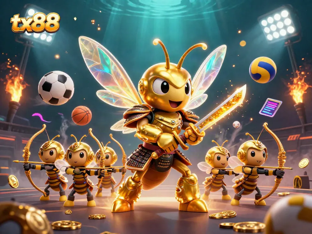 Experience vibrant sports betting action at tx88 with dynamic characters and lively game elements.