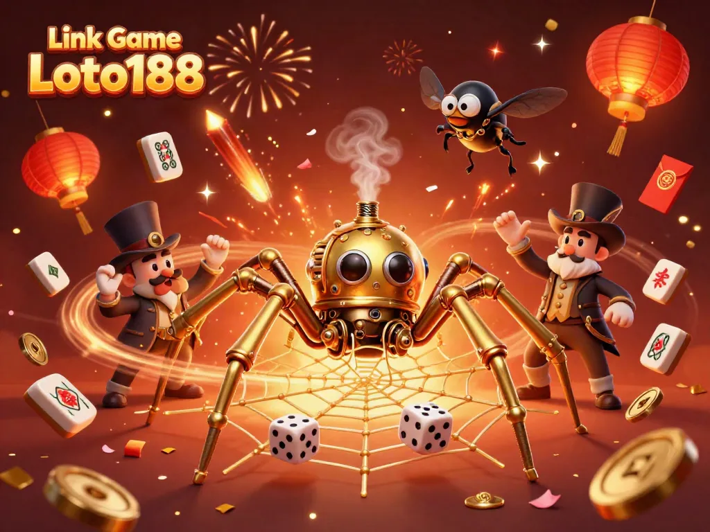 Engage with thrilling gameplay at Link Game Loto188, featuring steampunk design and dynamic casino elements.