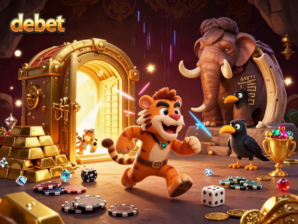 Experience thrilling gameplay at debet with engaging caveman-themed casino adventure.