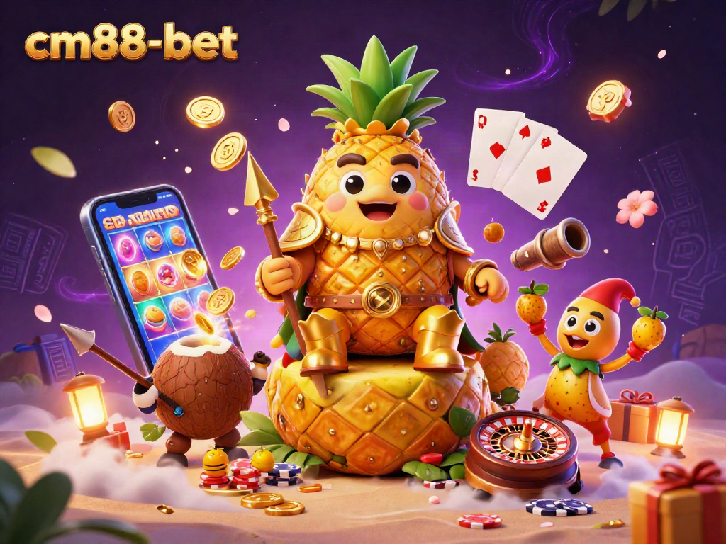 Experience exciting gameplay at cm88-bet with vibrant characters and animated casino elements.
