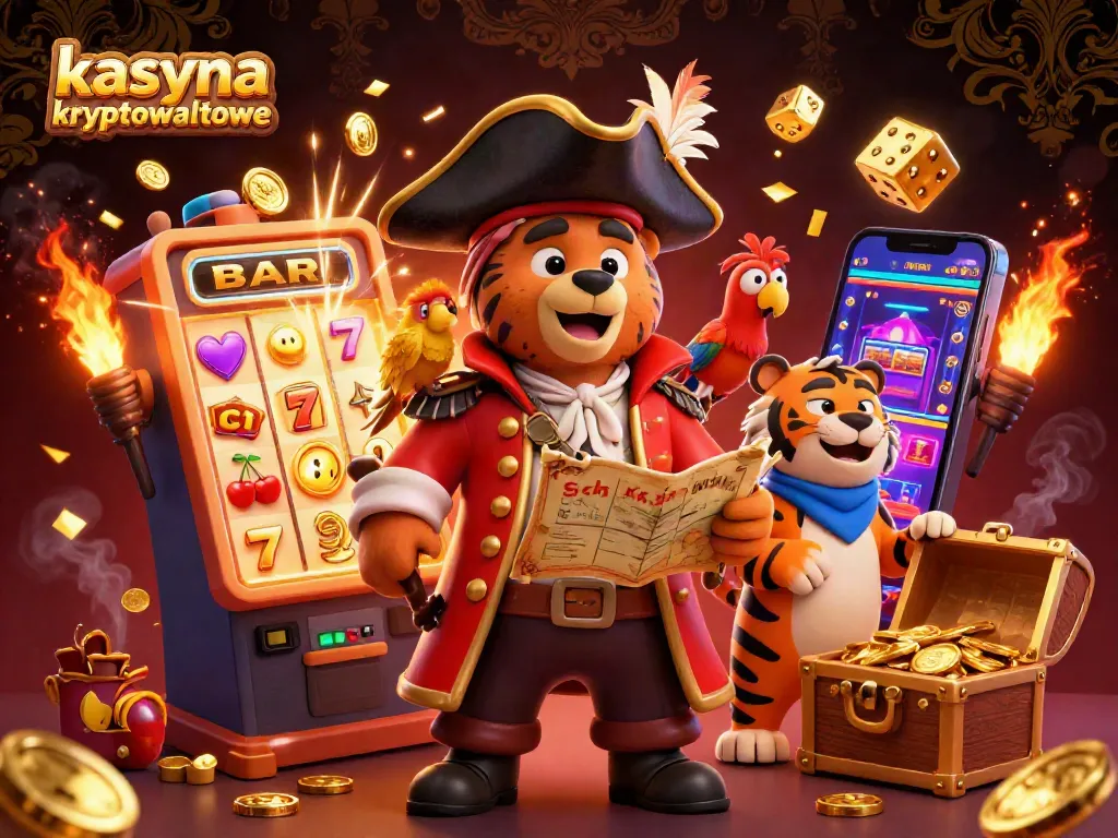 Experience kasyna kryptowalutowe magic with vibrant characters and exciting game elements in an immersive scene.