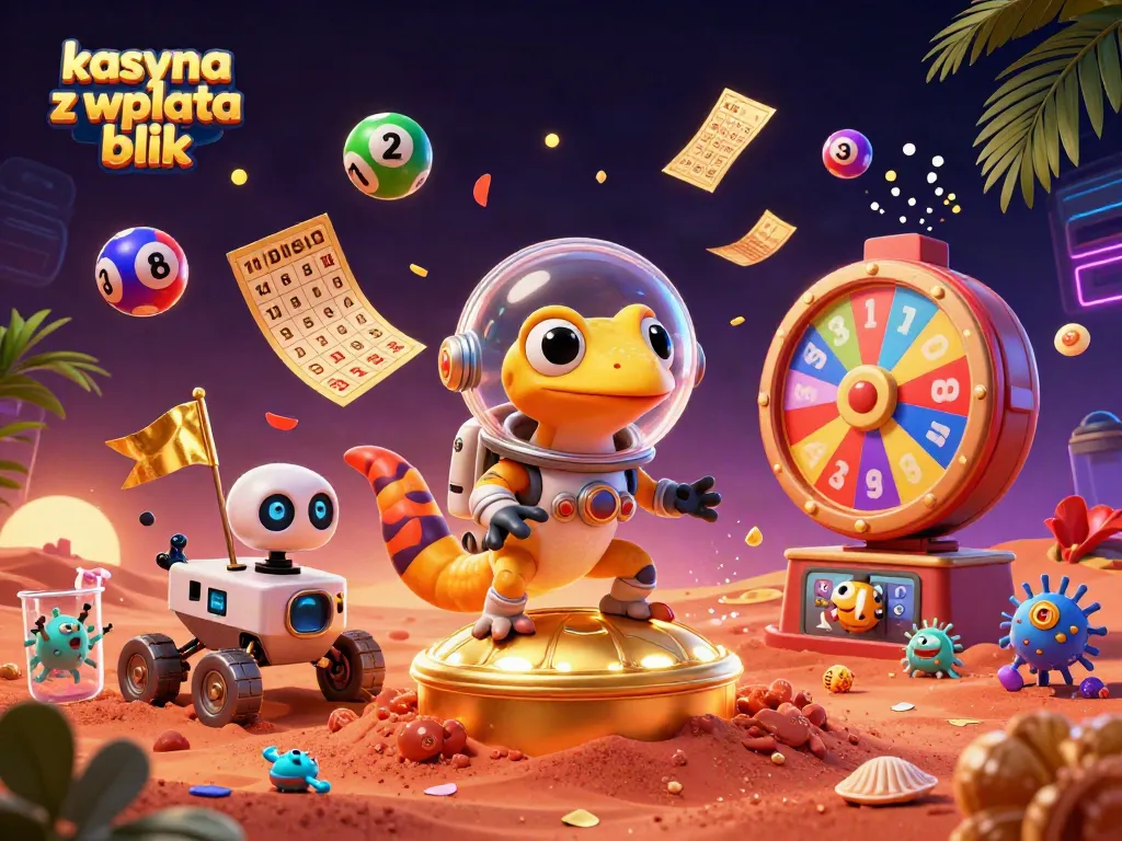 Play exciting games at kasyna z wplata blik with rapid deposits and spirited Martian gecko
